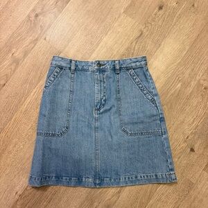 A.P.C. Denim Blue Women's Skirt